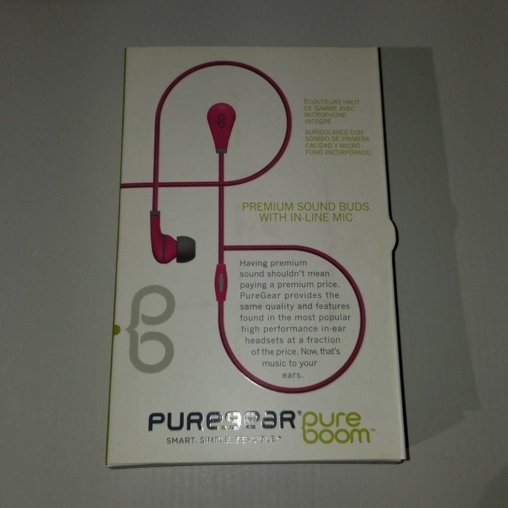 PureGear 3.5mm Pink Headphones